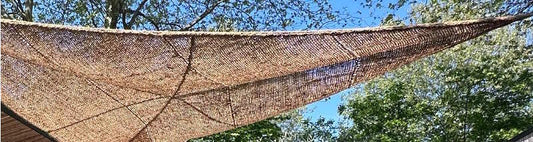 Kokos schaduwdoeken, de natuurlijke schaduw toevoeging in je tuin voor het echte Ibiza gevoel - En hoe plaats ik het?