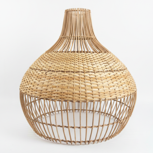 Round Rattan/Bamboo Pendant Lamp Brisa – 4shine 