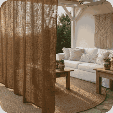 <strong>Vorteile dieses Kokos-Außenvorhangs:</strong>